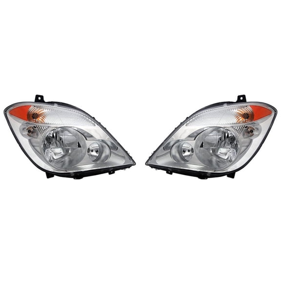 New Halogen Headlight Pair Fits Dodge Sprinter 3500 V6 2007 2008 2009 68012121Aa