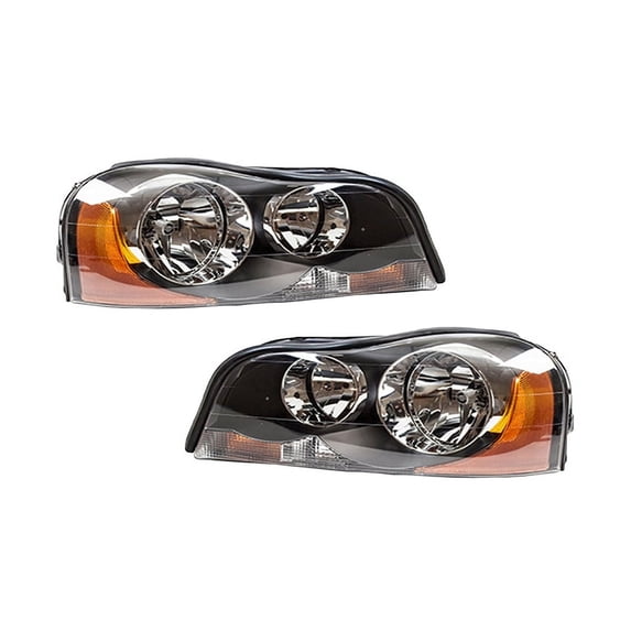 New Halogen Headlight Pair Fits Volvo Xc90 2003-14 312768096 Vo2503112 Vo2502112