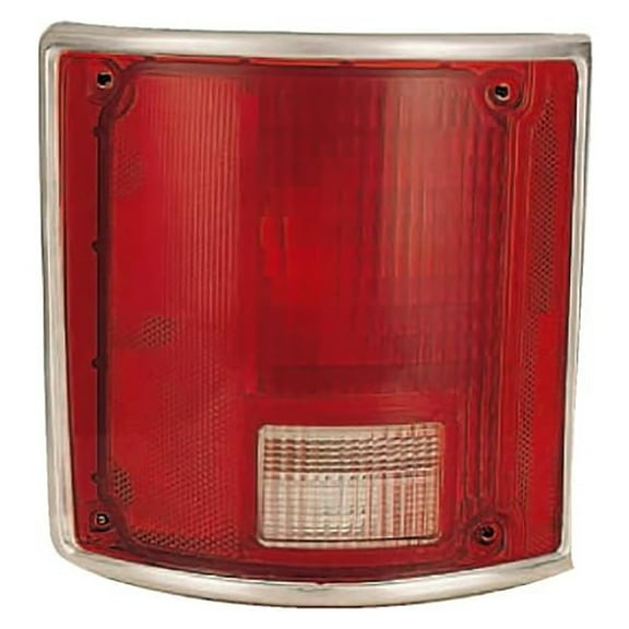 New Halogen Tail Light Left Lens Compatible With Chevrolet Blazer Silverado Sport Utility 2 Door 6.2L 1987 1988 1989 1990 1991 By part number 5968329 GM2800122