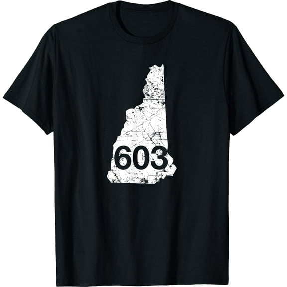 New Hampshire Area Code 603 Shirt, Hometown Souvenir Gift