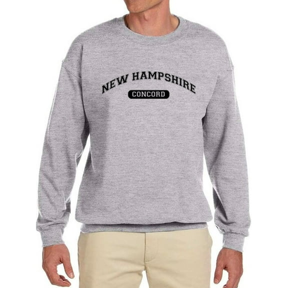 New Hampshire, Concord Men Sweatshirt, Male Small