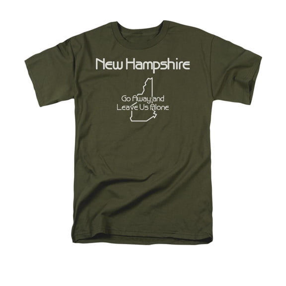 New Hampshire Go Away, And Leave Us Alone Funny State Saying Adult T-Shirt
