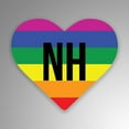thumbnail image 1 of New Hampshire LGBT Pride State 2-Pack Decal Sticker 3.25 Inches UV Resistant Laminate | PD849, 1 of 1