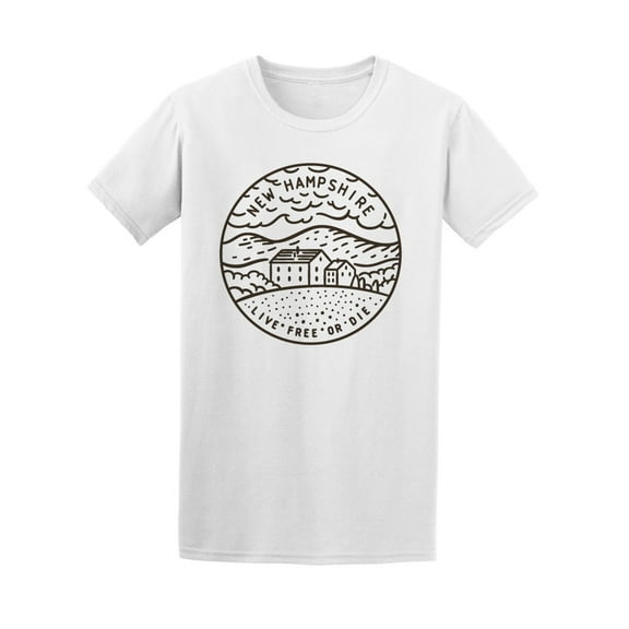 New Hampshire Logo T-Shirt Men -Image by Shutterstock, Male Small