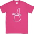 thumbnail image 1 of New Hampshire Native T-Shirt Funny Humor State Pride Geography Tee - Pink, 3XL, 1 of 1
