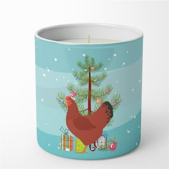 New Hampshire Red Chicken Christmas 10 oz Decorative Soy Candle