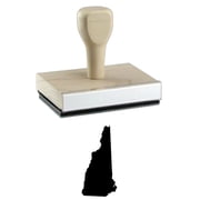 New Hampshire Rubber Stamp, 4 X 2" Wood Stamp