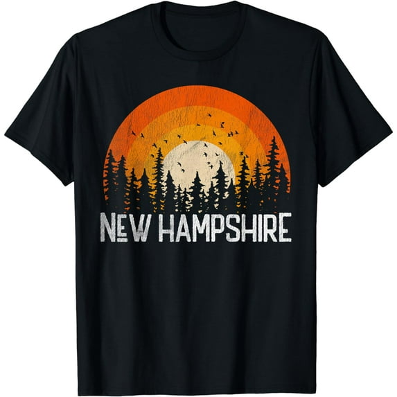 New Hampshire Shirt Retro Style Vintage 70s 80s Men Women T-Shirt