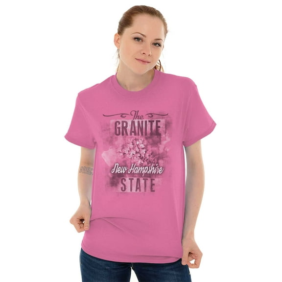New Hampshire State Flower Souvenir Women's Plus Size Graphic Tee Brisco Brands 4X