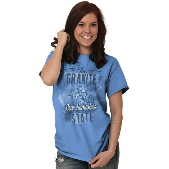 New Hampshire State Flower Souvenir Women's Graphic T Shirt Tees Brisco Brands S