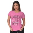 thumbnail image 1 of New Hampshire State Flower Souvenir Womens Slim Fit Graphic Tee Brisco Brands S, 1 of 3