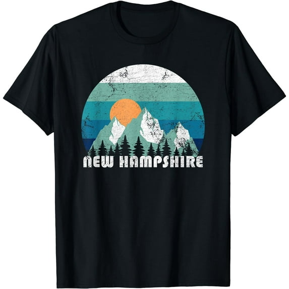 New Hampshire State Retro Vintage T-Shirt