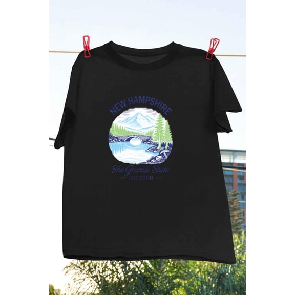 New Hampshire The Granite State Souvenir Home Pride Unisex T-Shirt up to 5XL