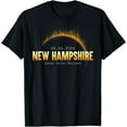 thumbnail image 1 of New Hampshire USA State Total Solar Eclipse 8th April 2024 T-Shirt, 1 of 3