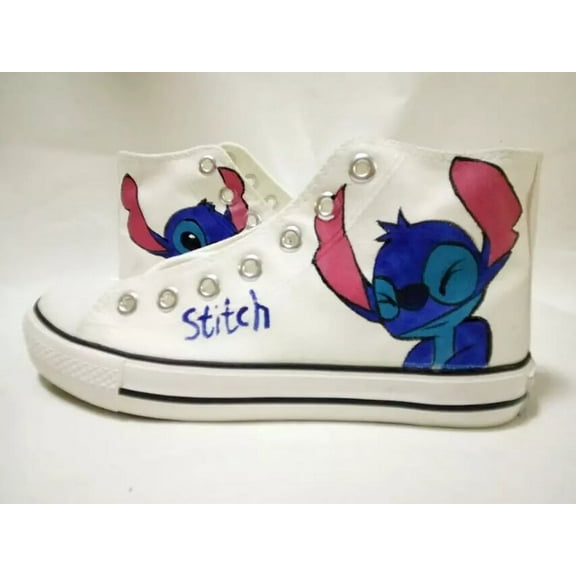 New Hand Drawn Teenager Fashionable High Top Canvas Shoes Anti-slip Breathable Sports Training Shoes Adult Casual Flat Shoes Unisex