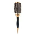 thumbnail image 1 of New Handle Round Rolling Brush Straight Twill Hair Comb Boar Bristle Round Barrel Hair Curling Brush Hairdressing Styling Tool, 1 of 9