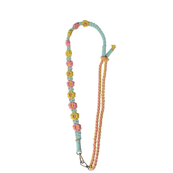 New Handwoven Flower Phone Lanyard Decoration Adjustable Length Backpack Strap Long Bohemian Style