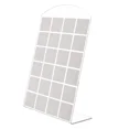 thumbnail image 1 of Suspended Type Coat Hanger Rack Earring Display Stand Large Capacity Jewelry Storage Jewelry Show Case Earring Hook for Women white-48 holes, 1 of 6