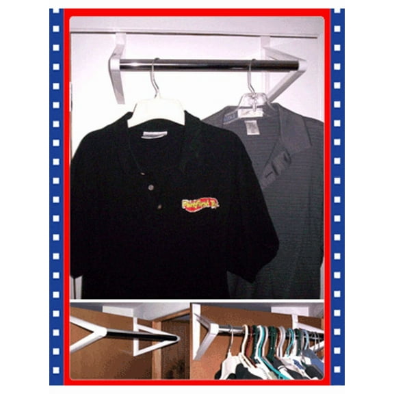 New Hanging 19 In Over-Door Closet Extension Organizer