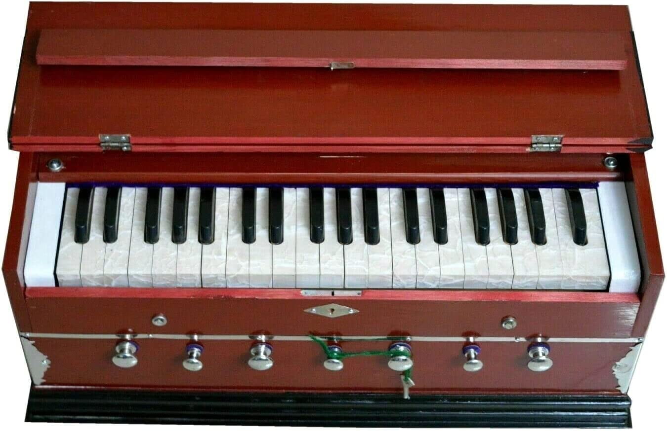 New Harmonium 7 Stopper Double Bellow 39 Key 440Hz Indian Musical