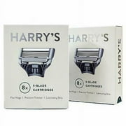 New Harrys Mens Razor Blade Refills 8 Count Twin Pack
