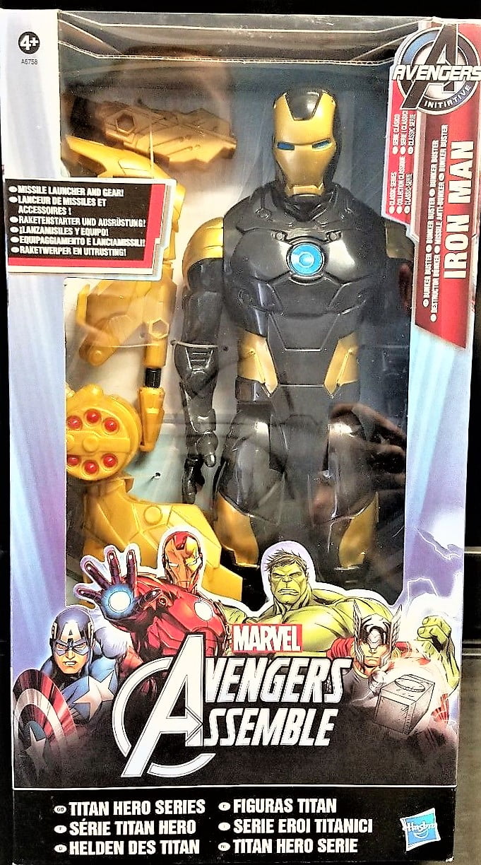 New Hasbro Marvel Avengers Assemble Titan Hero Series 12" Bunker Buster Iron Man
