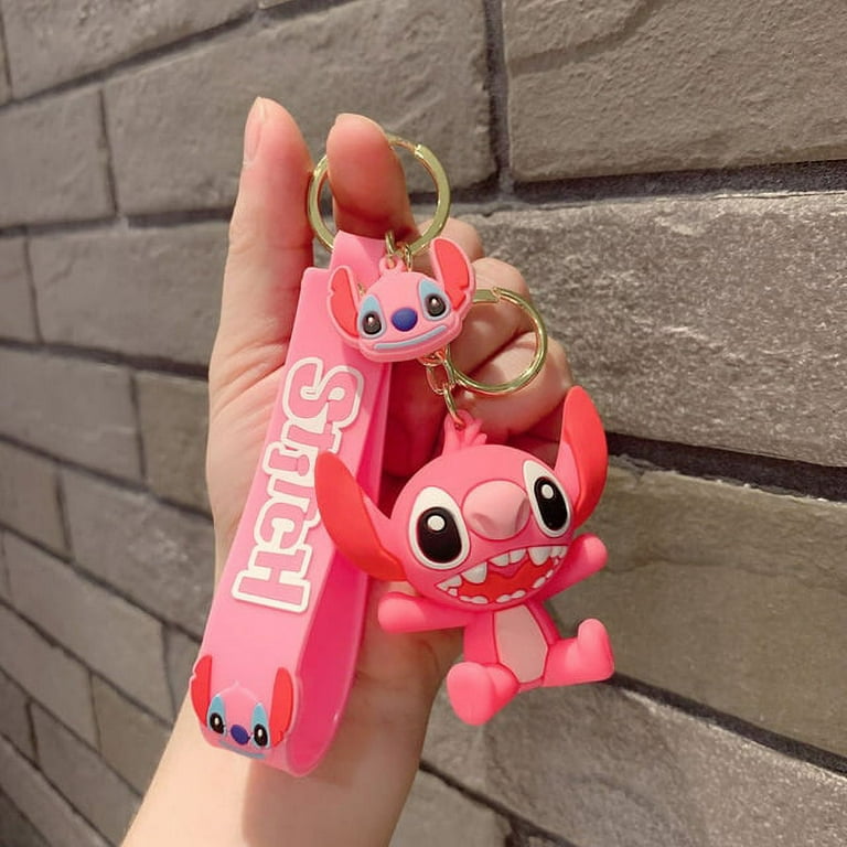 Lilo Stitch Accessories Pink, Pink Stitch Lilo Keychain