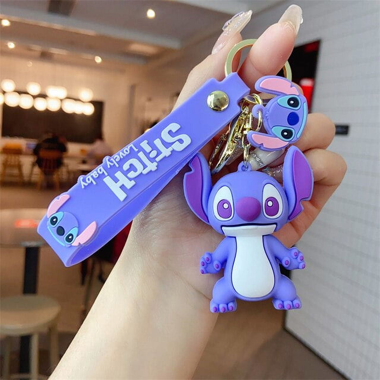 Stitch Disney Key Wristlets, Disney Keychain Key Fob, Gift for Her