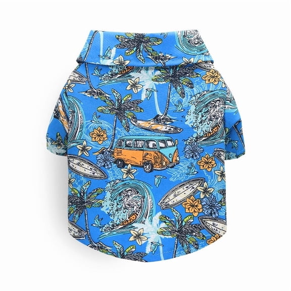 New Hawaiian Style Pet Shirts For Dogs