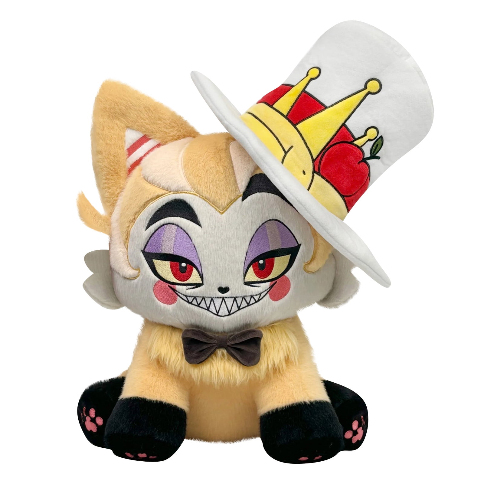 New Hazbin Hotel Plush Toys, 11 Inch Lucifer Meow Plushs Stuffed