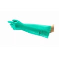 thumbnail image 1 of New Hazmat Ansell Chemical Resistant Gloves 37-185 Size 9 Alphatec Solved Green, 1 of 4