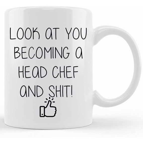 New Head Chef Gift, Chef Gift Ideas, Promotion Chef Gift, Culinary School Graduate Gift, Chef New Job Gift, Chef Gift Ideas, Head Chef Mug, Ceramic Novelty Coffee Mug, Tea Cup, Gift Pres