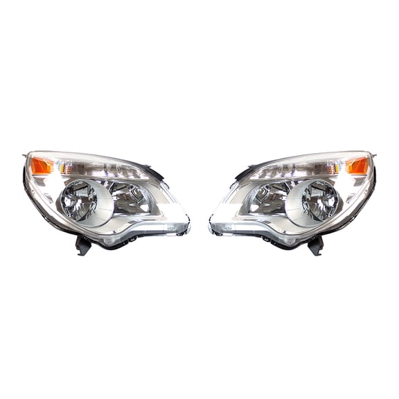 New Head Light Pair Fits Chevrolet Equinox Lt 2010-2015 Gm2503338 23308253