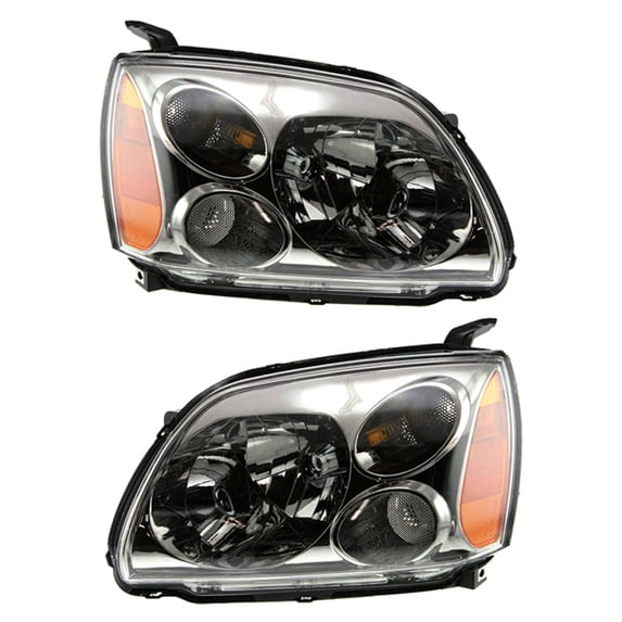 New Headlight Compatible With Mitsubishi Galant Se Sedan 2006 by Part Number MN161852 MN161851 MR991162 MR991161 MI2503127 MI2502127