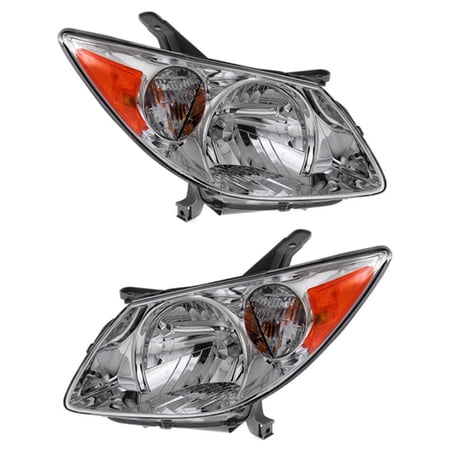 New Headlight Compatible With Pontiac Vibe Base Wagon 4 Door 1.8L Gt Wagon 4 Door 1.8L 2005-2006 by Part Number 88973539 88973540 GM2503249 GM2502249