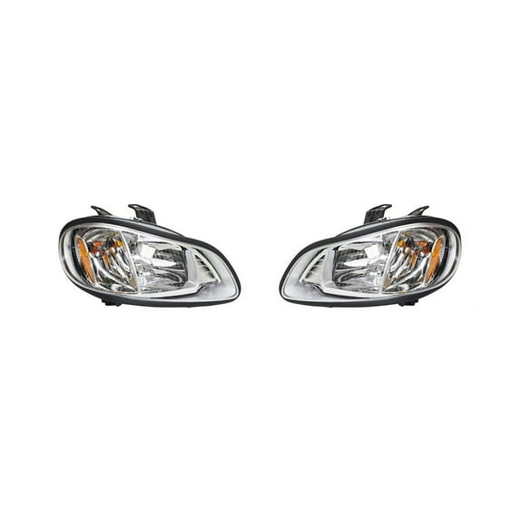 New Headlight Pair Fits Freightliner Fl112 2003-12 2013 Halogen Bulb A0651039003