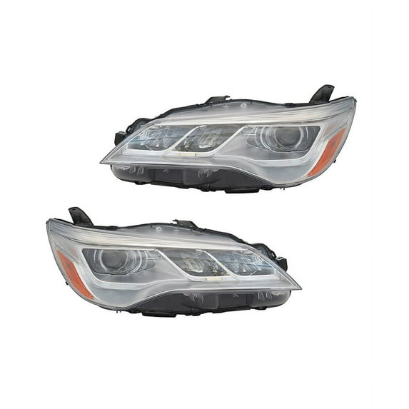 New Pair Of Headlights Compatible With Toyota CAMRY XLE 2015 2016 2017 By Part Numbers TO2503223 TO2502223 8115006870 8111006870
