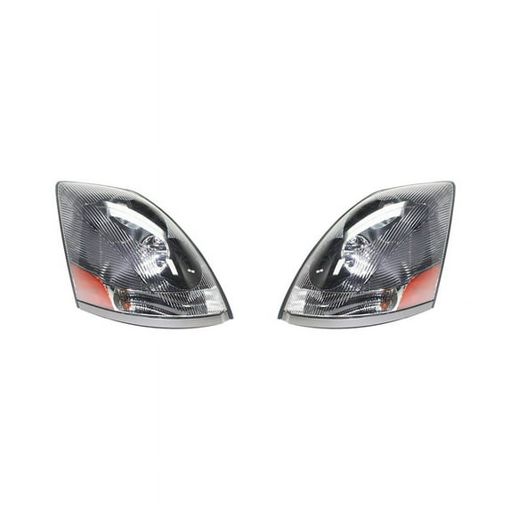 New Headlight Pair Fits Volvo Hd VNL Base Straight 2004-2015 82329124 82329127