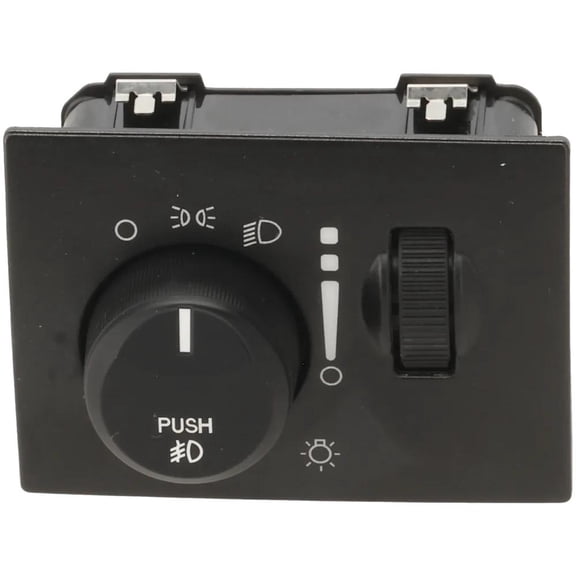 New Headlight Switch Compatible With Chrysler Dodge Charger SXT Plus 6 Cyl 3.6L Charger Enforcer 8 Cyl 5.7L Challenger Base 6 Cyl 3.5L 2005-2012 By 4602347AC 4602347AD 68019678AA