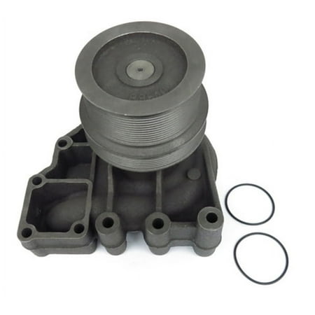 New Water Pump 12-Rib Pulley Compatible with Cummins ISX ISX15 X15 14.9L 15.0L 11.9L L6 Diesel Freightliner Cascadia Columbia Argosy Century 122SD Engine 3682311 6-Vane 6-Cyl
