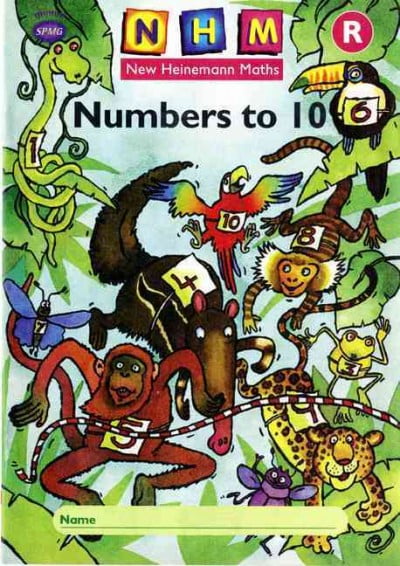 New Heinemann Maths: Reception: Numbers to 10 Activity Book (8 Pack) (Paperback)