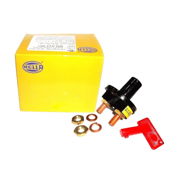 Hella Battery Disconnect Kill Cut Off Isolator Switch with Brass Terminal