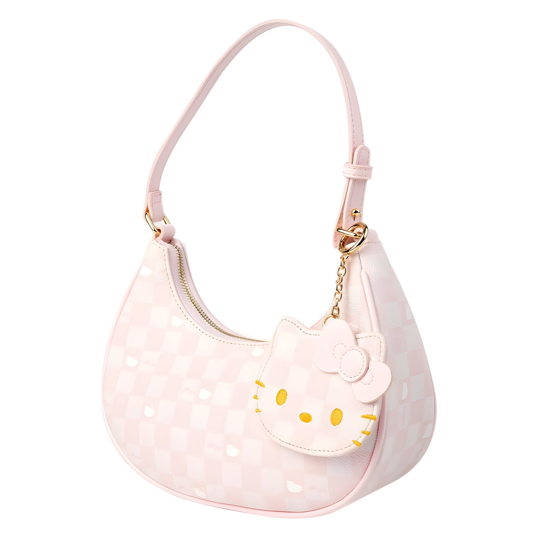 New Hello Kitty Kawaii Underarm Bags Cute Anime Zipper Shoulder Bags For Women Crossbody Bags Anime Bags Gifts