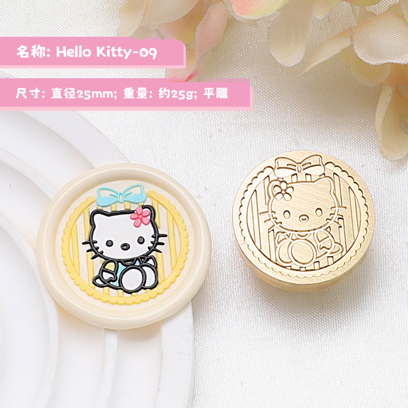 New Hello Kitty series copper head, cute Sanrio Kitty friend gift