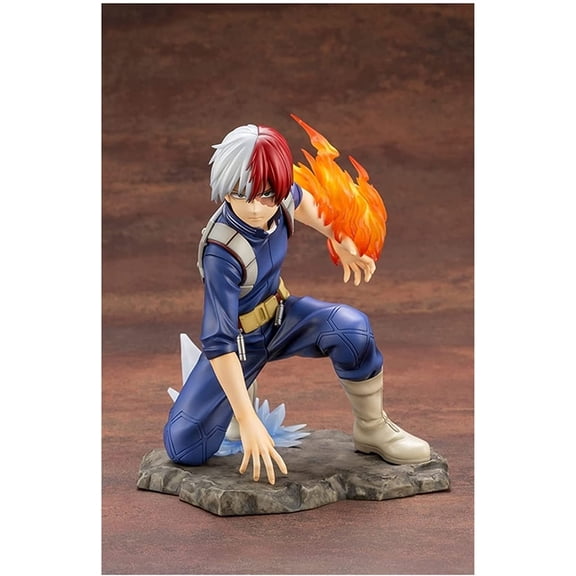 New My Hero AcademiaTodoroki Shoto Character Anime Statue Figure Desktop Ornament Popular Collection Decorations Fan Souvenirs Creative Gift Collection