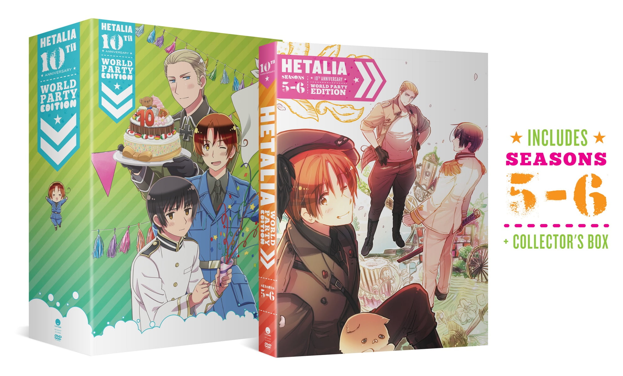 New Hetalia: Seasons 5-6 (10th Anniversary Edition/ DVD) - Walmart.com