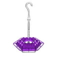 thumbnail image 1 of New Hexagonal Hummingbird Water Dispenser Hummingbird Feeder Hanging Flower Bird Feeder, Water Pipe Feeding (PURPLE), 1 of 7