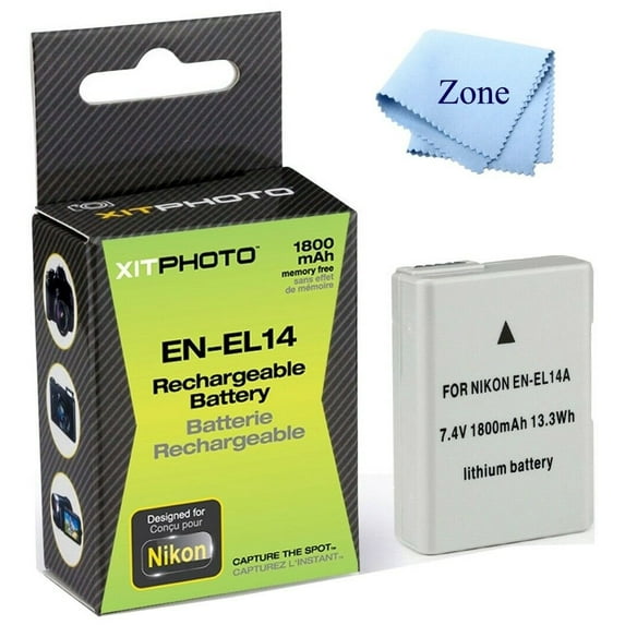 New Hi-Capacity EN-EL14a Lithium Ion Battery for Nikon EN-EL14 D5500 D5300