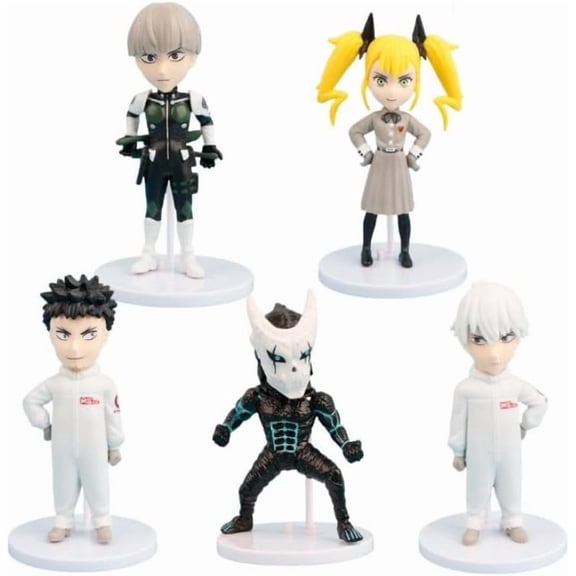 New Hibino Kafka, Reno Ichikawa, Kikoro Yoninomiya Figure, 5pieces Combat Suit q Version Anime Figures 10cm/3.9inch PVC Character Model Handicrafts Gift