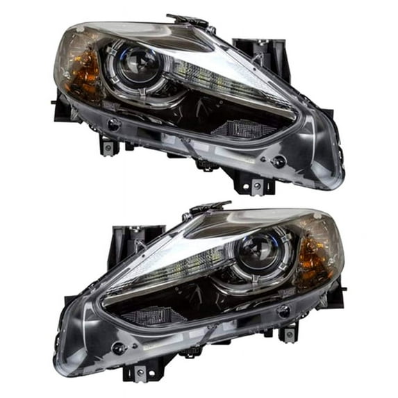 New Hid Headlight Compatible With Mazda Cx-9 Touring 2013-2015 by Part Number TK24-51-031 TK2451031 TK24-51-041 TK2451041 MA2519159 MA2518159